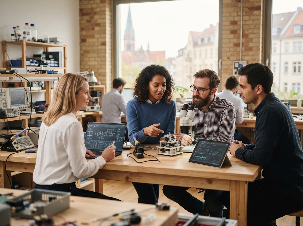 Zeitschmuck Research Team bei der Auswertung von Markt- und Risikodaten